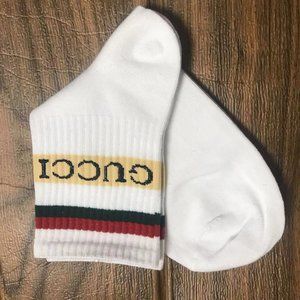 White sports socks
